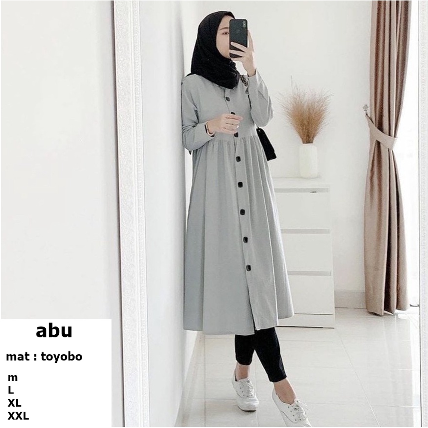 Atasan Tunik wanita Toyobo terbaru/Kemeja Tunik Toyobo Susun