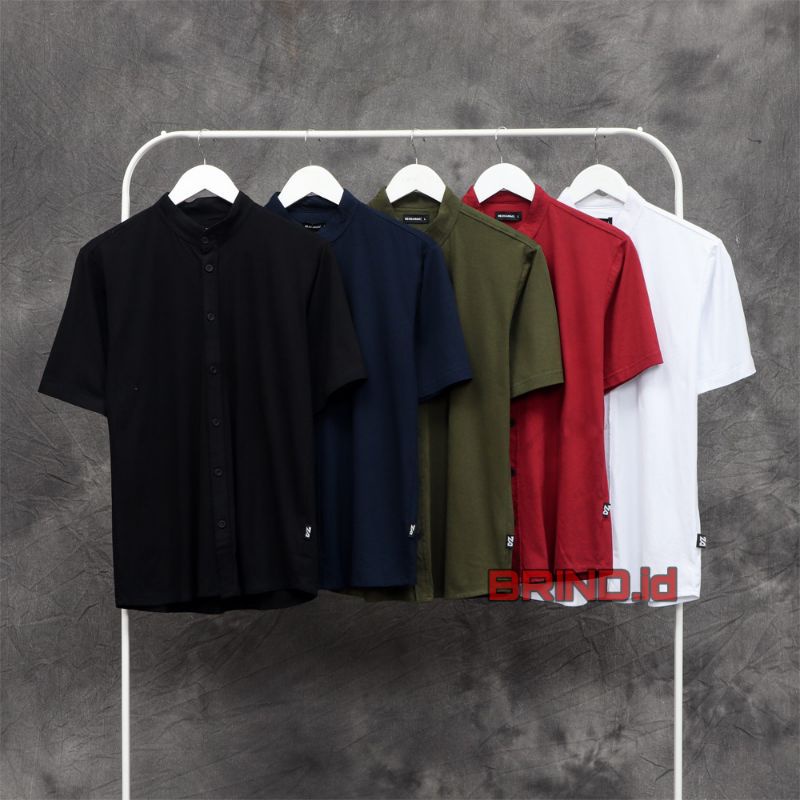 KEMEJA POLOS PRIA LENGAN PENDEK SIZE M, L, XL, XXL, XXXL