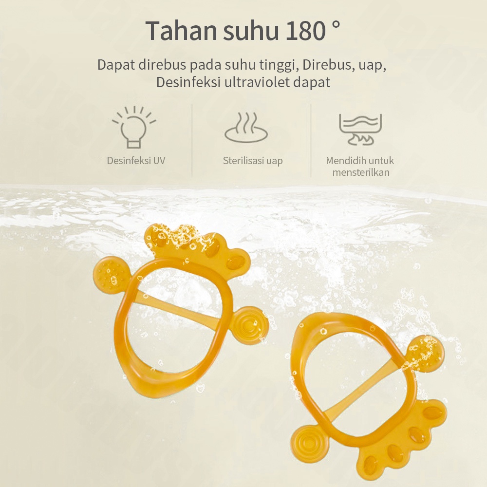 Halobaby Gigitan Bayi Bentuk Gelang Teether / Teether Gelang / Gigitan Bayi Bentuk Gelang