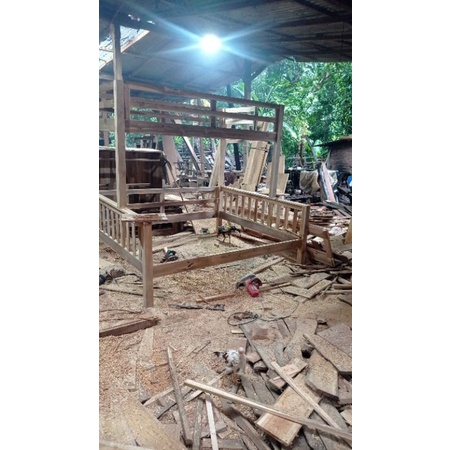 ranjang susun/ranjang anak murah kayu jati