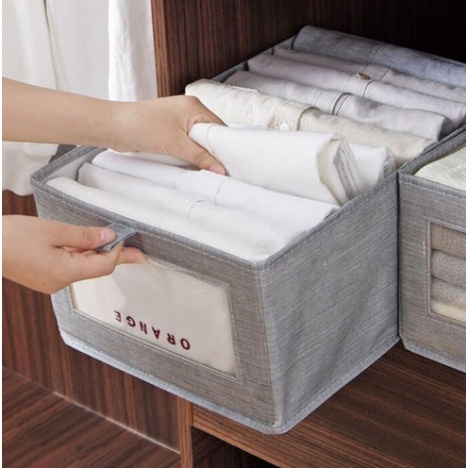 990 Foldable Underwear Storage Box Non Woven Clothing Organizer 990