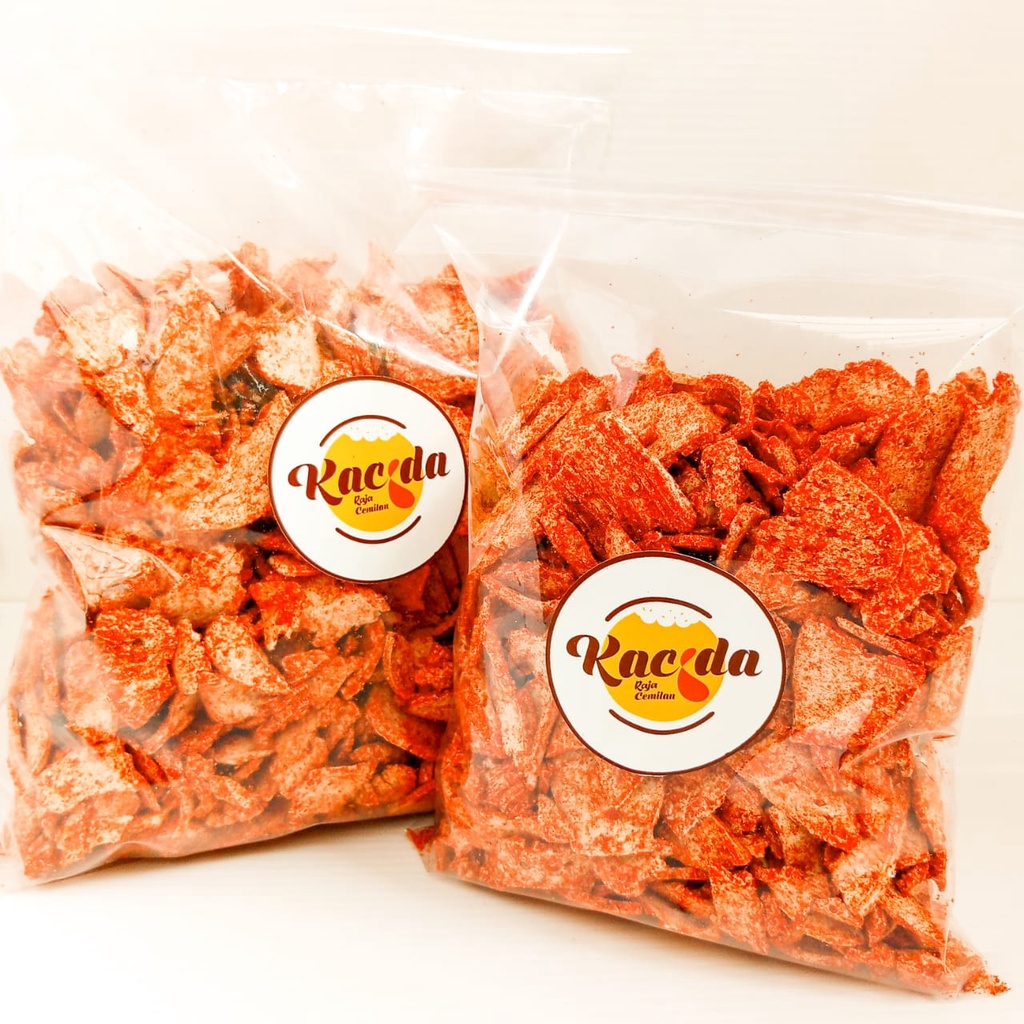 Basreng Bandung Kerikil Pedas Gurih enak Nagih kemasan 1KG Sisa Sortir-3