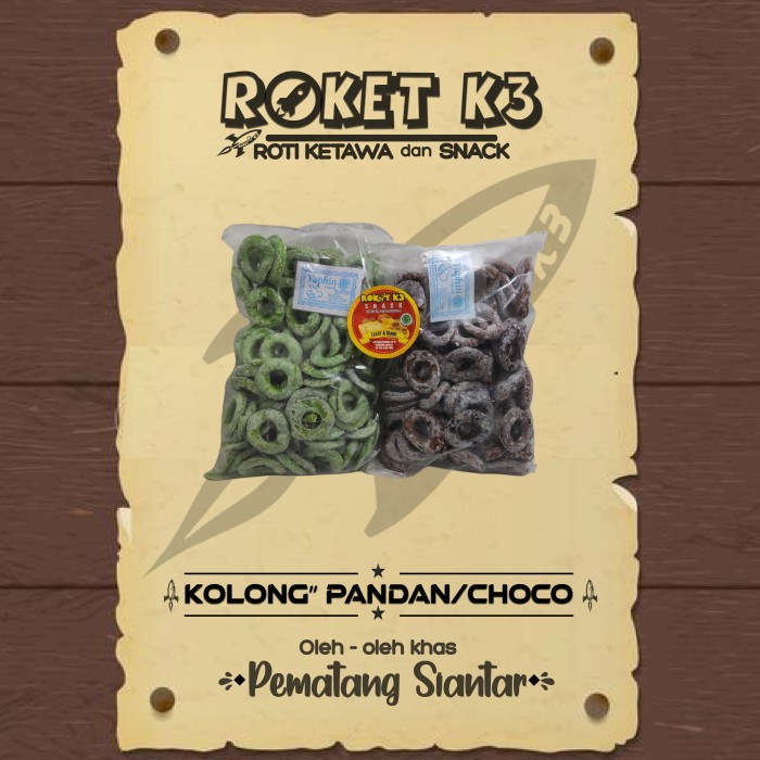 

Kolong-Kolong donat Makanan Ringan Cemilan Instant Jajanan Enak Renyah - Cokelat