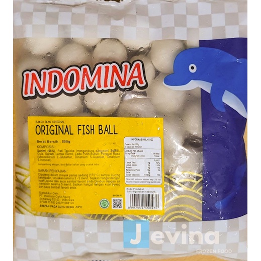 

Indomina Original Fishball 500g
