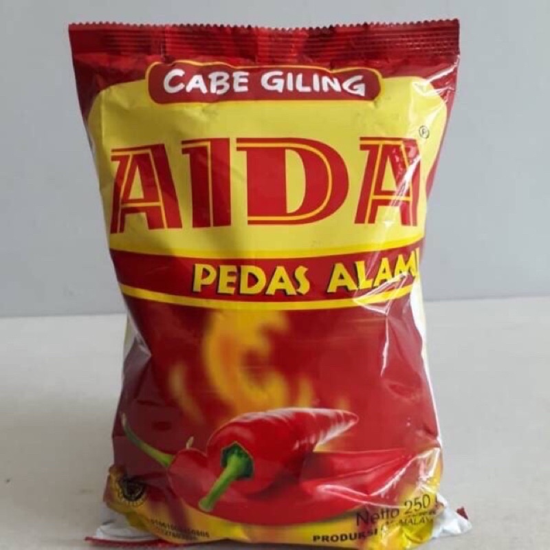 

Aida Cabe Bubuk pedas ukuran 250GRAM