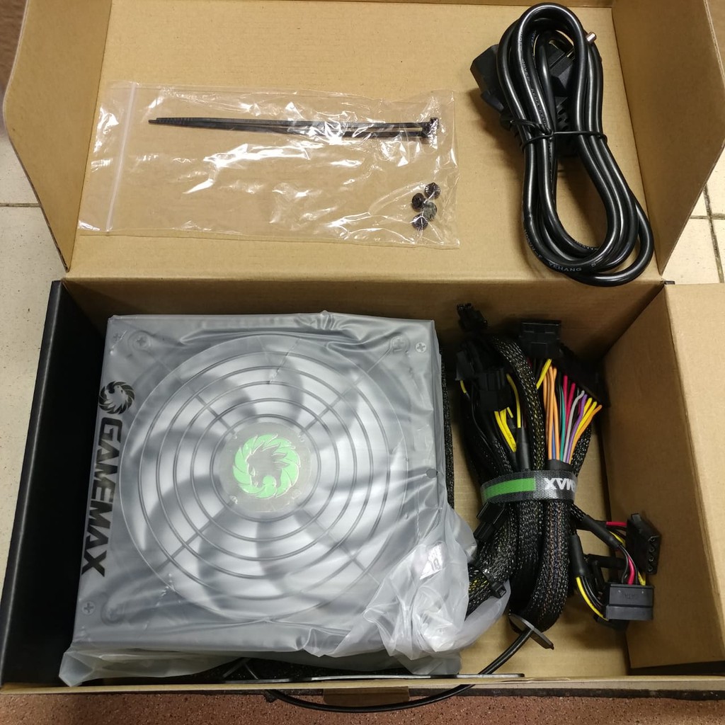 Gamemax GP650 PSU 650 Watt +80 Pure GP Series Bronze Certified - Power Supply 650W