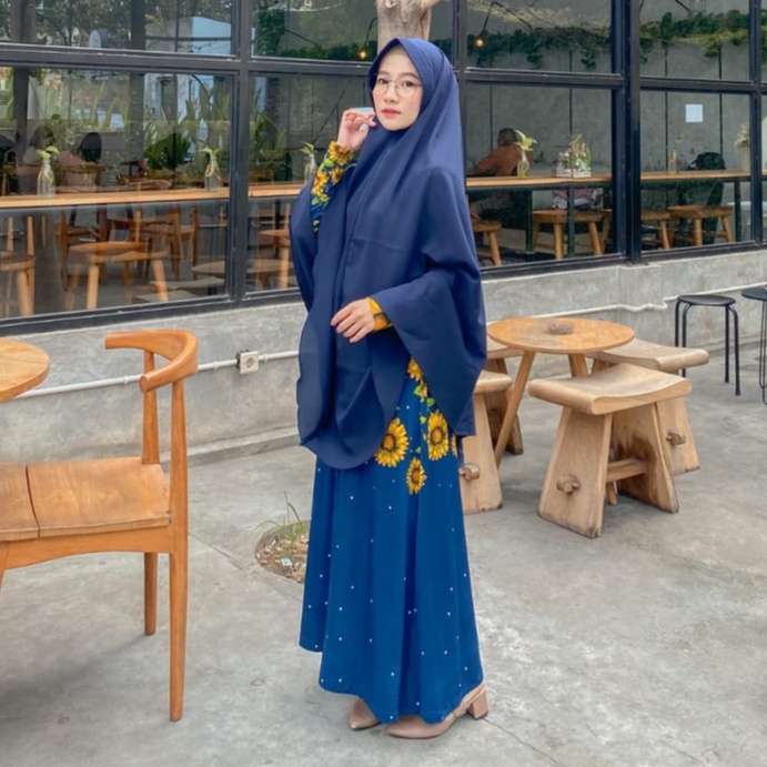 Promo Khimar JUMBO XXXL wolfis premium 105x115 cm-1