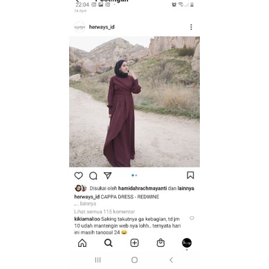 cappa dress by herways size m