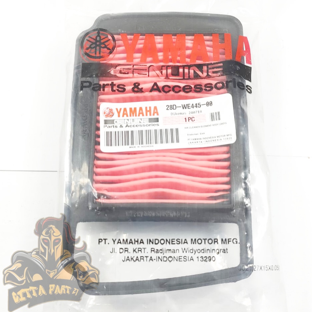 FILTER UDARA SARINGAN UDARA YAMAHA 28D KUALITAS ASLI ORIGINAL YAMAHA YGP AWET DAN DIJAMIN MANTAP / FILTER UDARA MIO LAMA / FILTER UDARA MIO OLD / FILTER UDARA MIO KARBU / FILTER UDARA MIO SPORTY / SARINGAN UDARA MIO / SARINGAN UDARA MIO SPORTY / SARINGAN