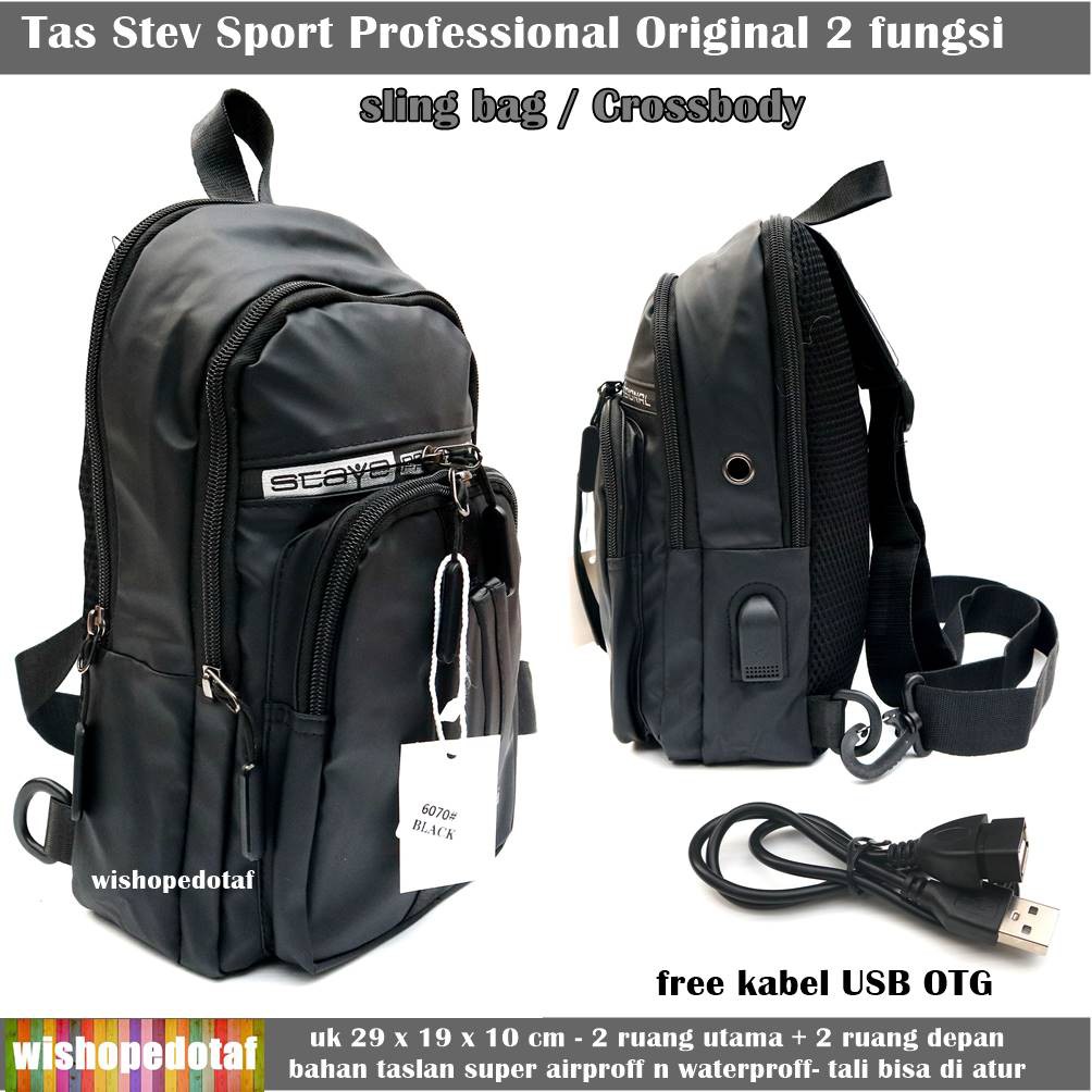 Tas Ransel Pria Cross bag Profesional