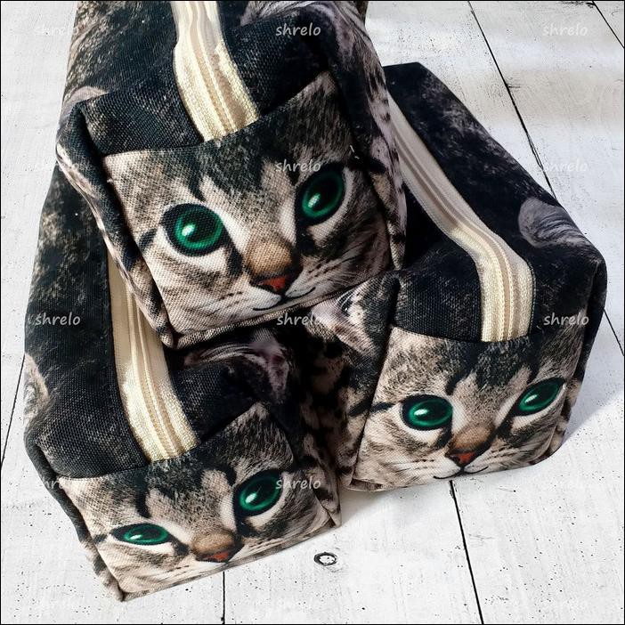 

POUCH SERBA GUNA KUCING BUAT KADO, MAKE UP, TEMPAT PENSIL BAHAN TEBAL