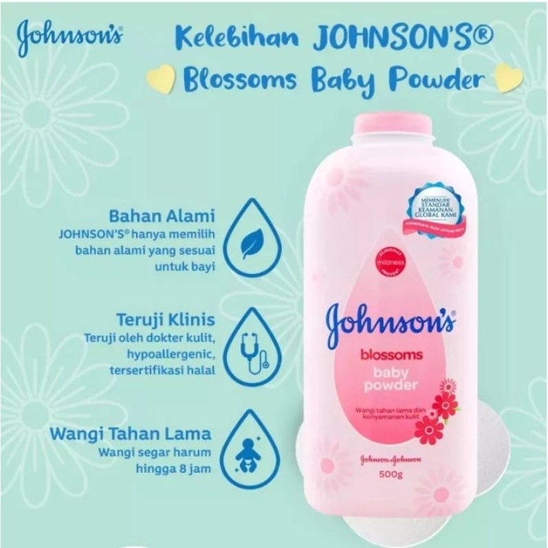 JOHNSONS Baby powder Blossoms / Johnson Bedak