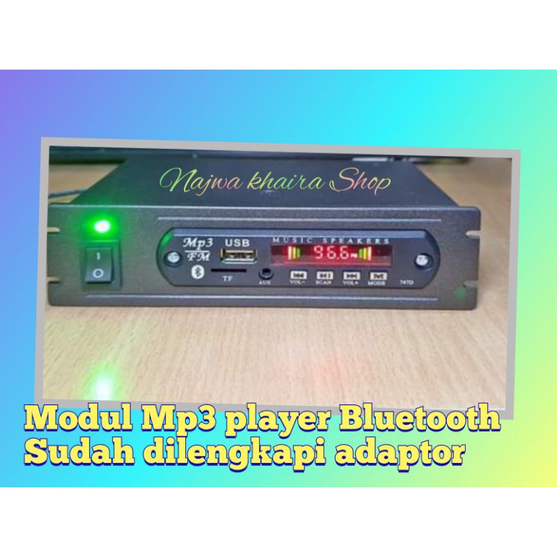 Mp3 Player Bluetooth Mp3 blutut Mp3 Bluetooth Rakitan Mp3 bluetooth + adaptor 12vol  mp3 blutooth mp