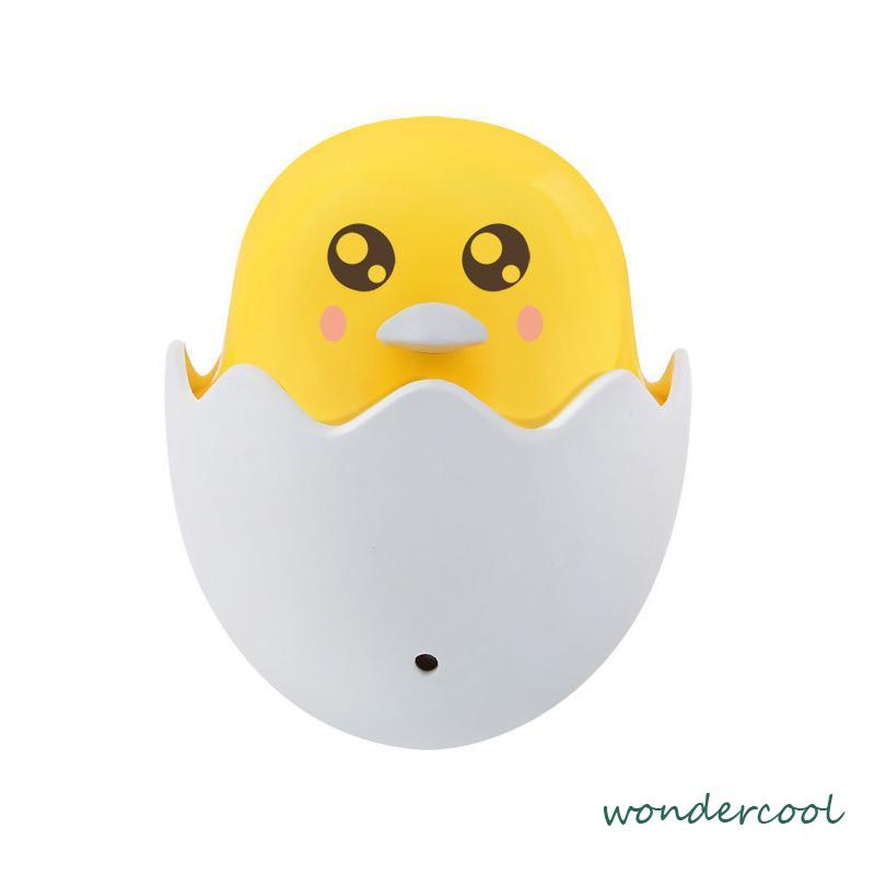 Bebek Kuning Little Happy Bird Cahaya Kontrol Malam Lampu Lampu Leds Hadiah Kreatif-Won