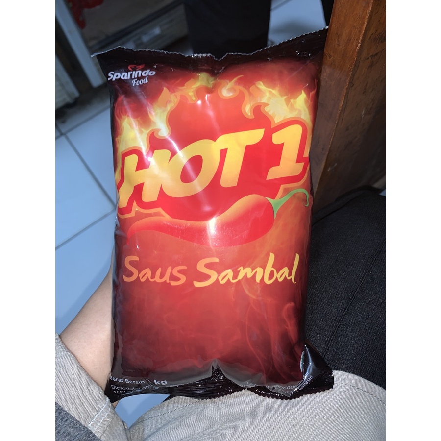 

Saus Cabe Kemasan Bantal Merk Hot One 1 kg