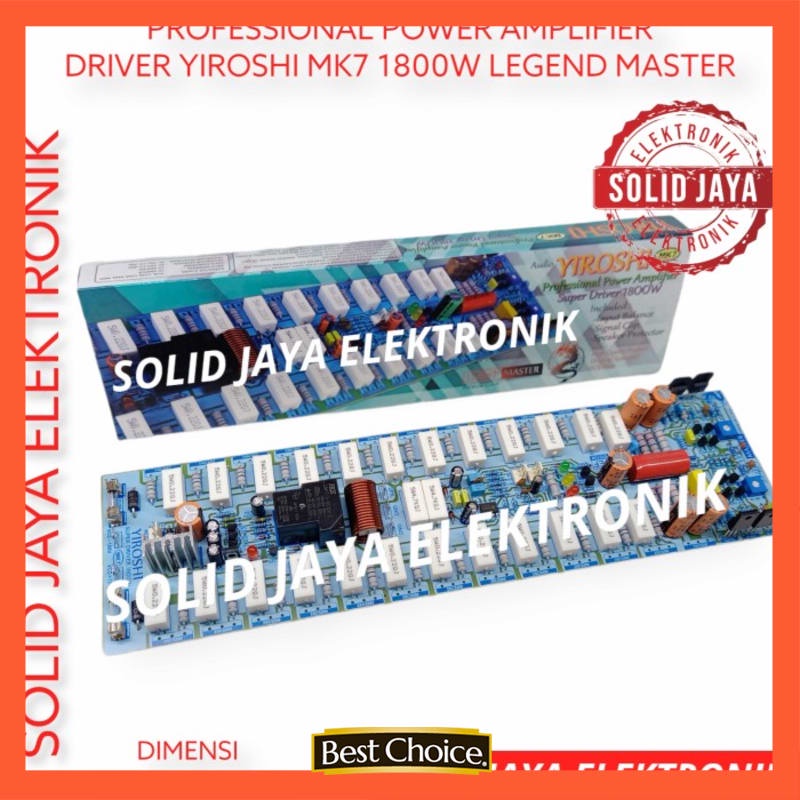 KIT DRIVER YIROSHI MK7 MK 7 MK-7 POWER AUDIO SUPER DRIVER 1800W