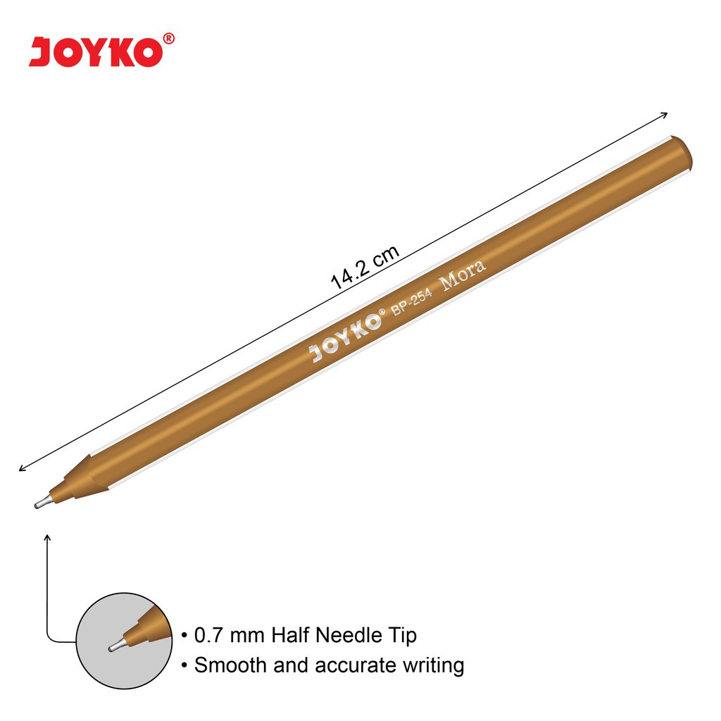 Ball Pen Pulpen Pena Joyko BP-254 Mora 0.7 mm 1 Pcs