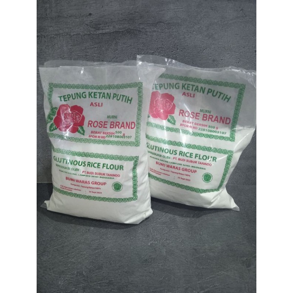 

Rose Brand Tepung Beras Ketan 500gr