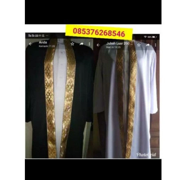 Jubah luaran habib india pengantin