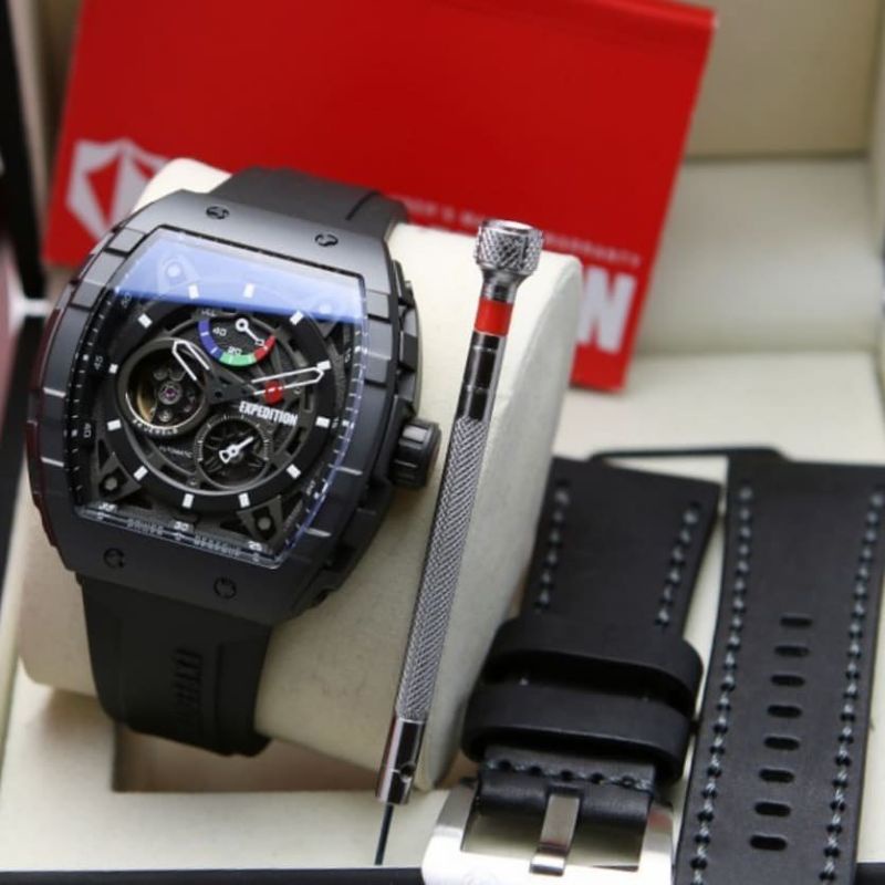Jam Tangan Expedition E6782 MA Special Edition Full Black Original