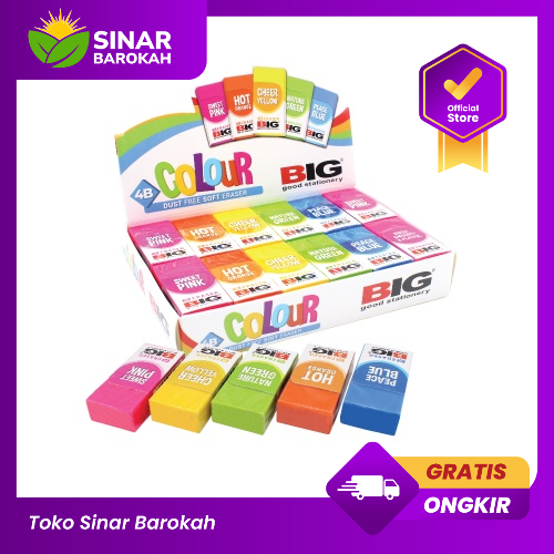 

Penghapus BIG Color Eraser 9243 Set 4 pcs