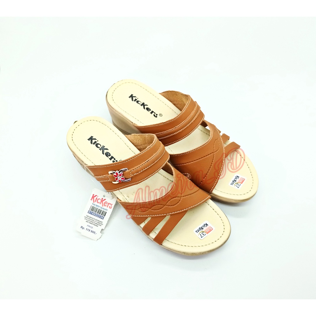 Sandal Wanita Wedges Kickers Branded | Sandal Import | Sandal Fashionable