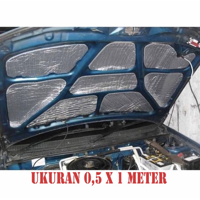 Peredam Aluminium Foil / Peredam Alumunium Foil / peredam panas / peredam suara / peredam panas atap / peredam mobil per 50cm