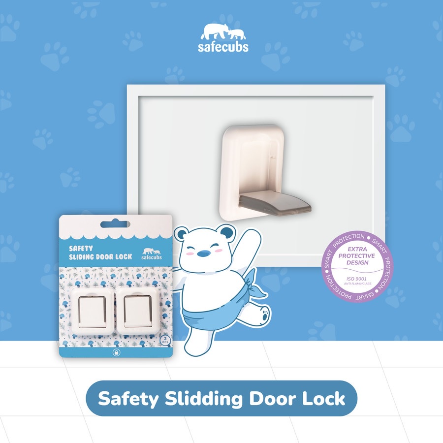 Safecubs Safety Sliding Door Lock Pengaman Pengunci Pintu Jendela Geser