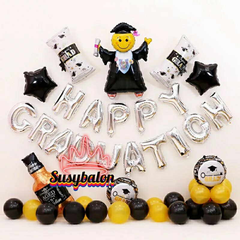 paket dekorasi happy graduation/dekorasi wisuda