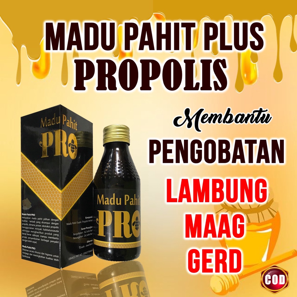 Madu Hitam Pahit Plus Propolis Almahaz 200gr Madu Hitam Pahit Propolis Asli