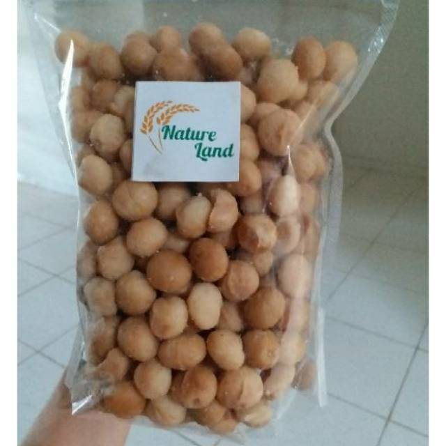 

Roasted Macadamia Nut 250 gr (Kacang Macadamia panggang)