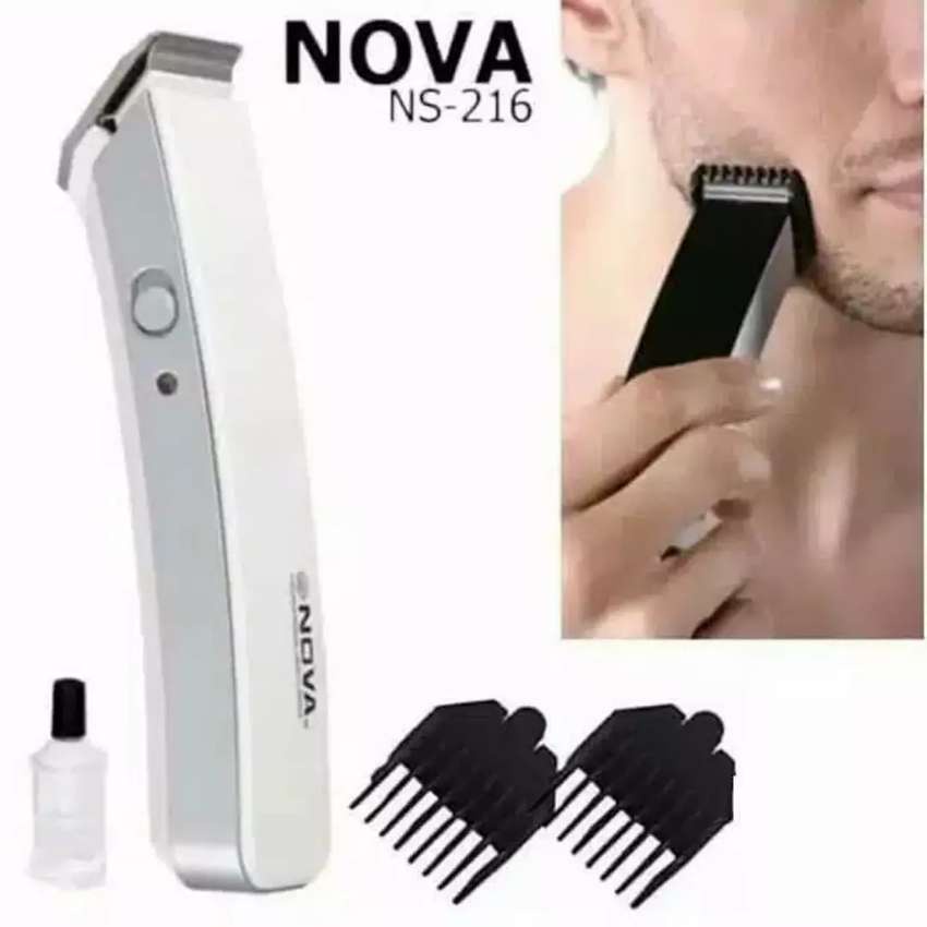 Alat Cukur Rambut Nova NS - 216 Hair And Beard Trimmer / Mesin Cukur Rambut Kumis Jenggot Terbaru Semi Minimalis / Alat Cukur Rambut Electrik Ori / Mesin Cukur Jenggot Portable