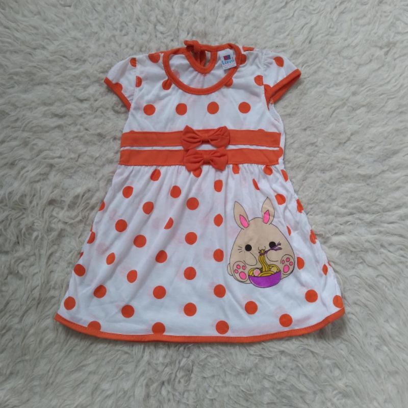 baju bayi bunny dress