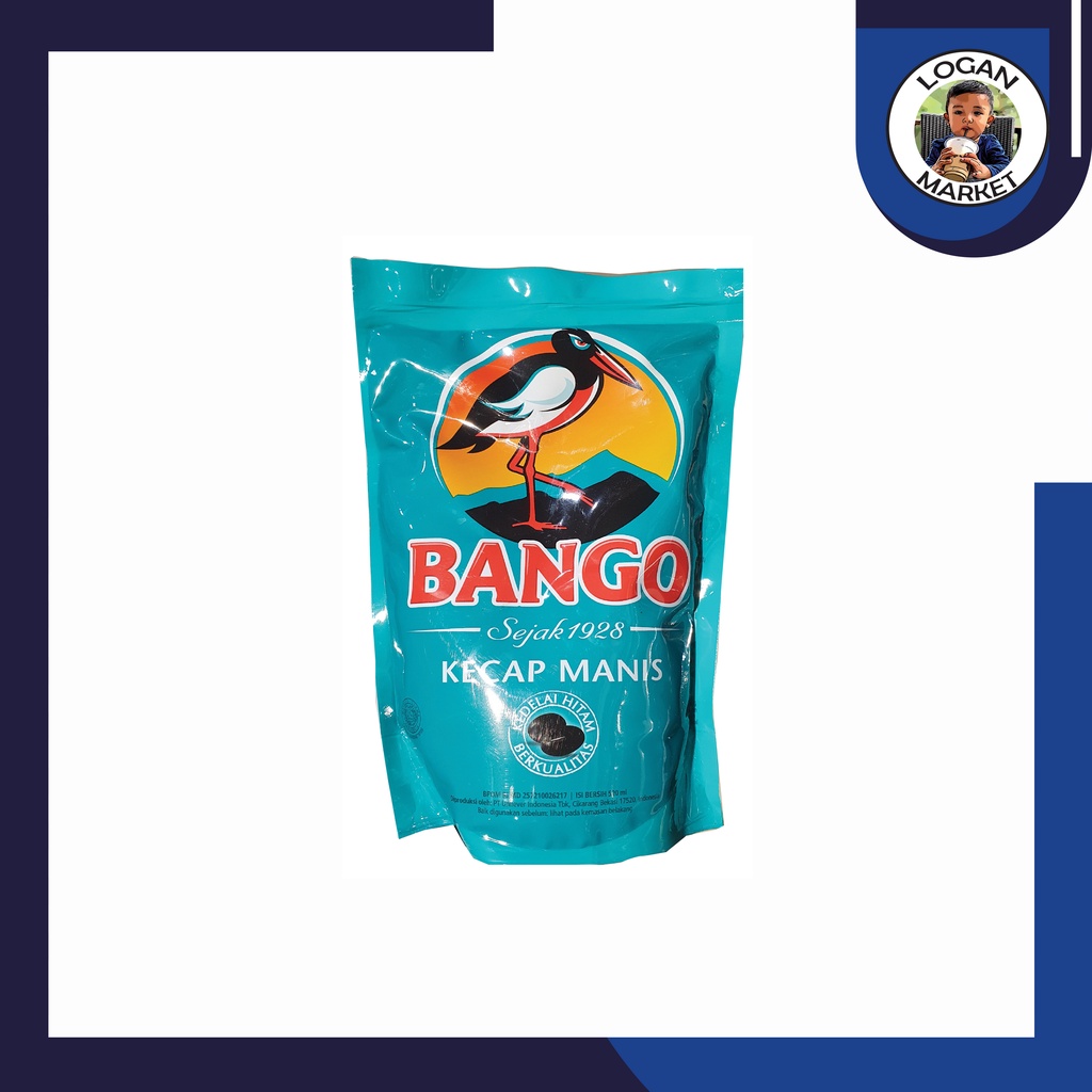 Bango Kecap Manis Refill 520ml 520 ml Pouch (ex 550ml 550 ml)