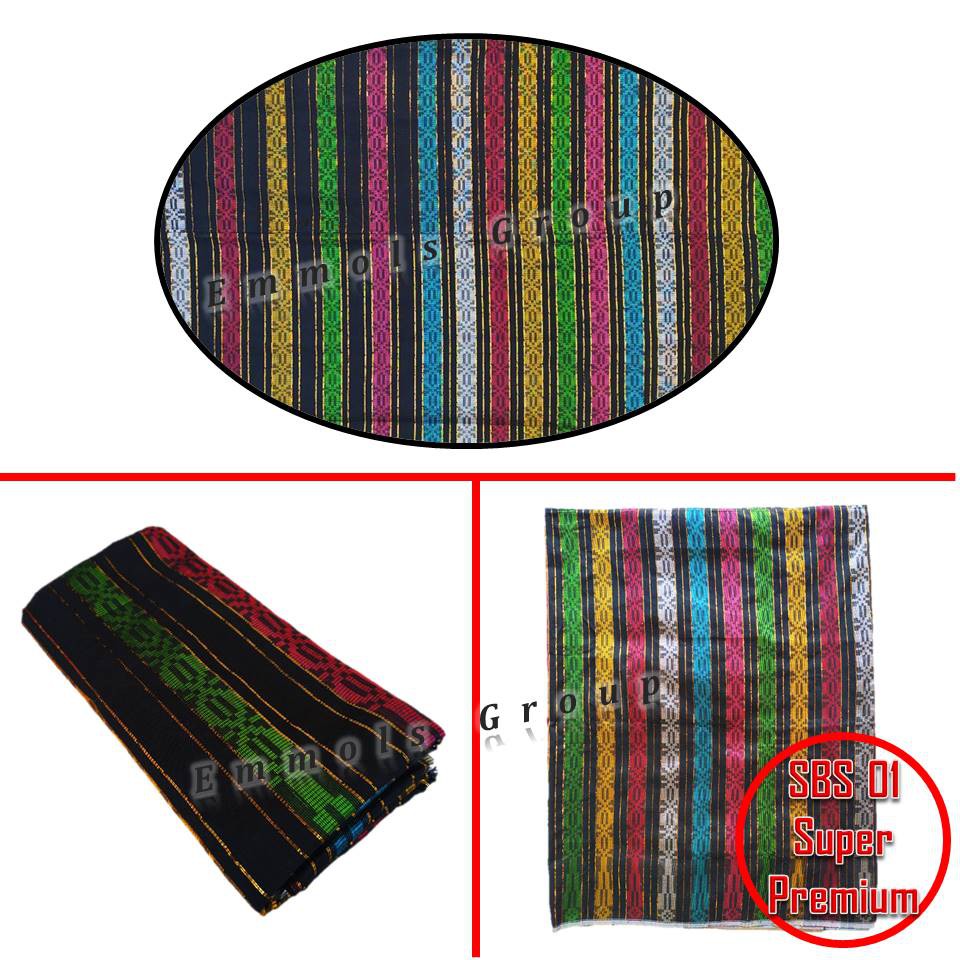 Sarung Tenun Sutra Bugis Makassar Type SBS 01 Super Premium