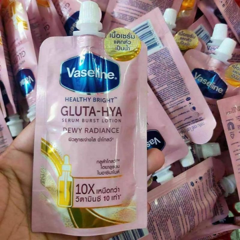 Vaseline gluta hya Dewy radiance 30ml original thailand