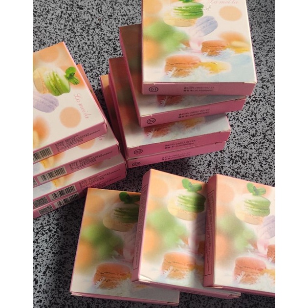 Bundara.id Ko-213 ( 4 Colors ) Eyeshadow avocado disk matte makaron shimmer fruit palette