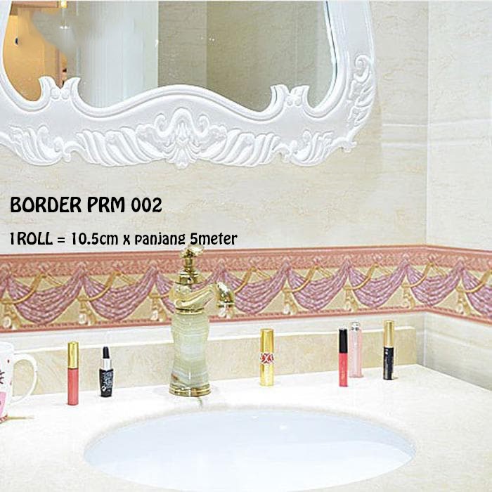 WALLPAPER BORDER STICKER PREMIUM 002 UK 10.5CM X 5 METER