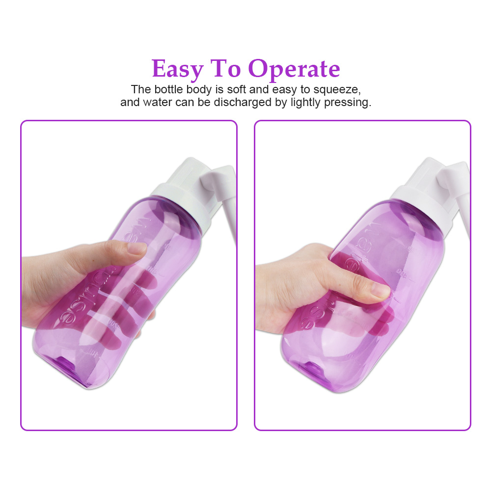 Salorie Botol Semprot Pembersih Toilet Duduk Portable Bahan EVA Kapasitas 500ml Untuk Travel