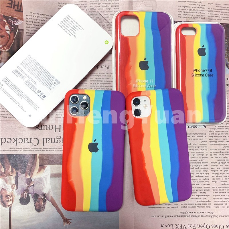 [In stock] Rainbow Gradient Soft Shell IPhone 11 12 Pro