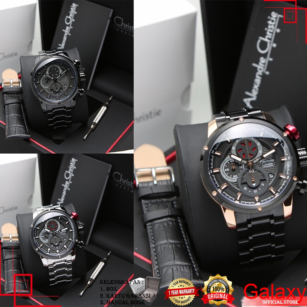 JAM TANGAN ALEXANDER  CHRISTIE PRIA ALEXANDRE CHRISTIE PRIA ORIGINAL JAM TANGAN ALEXANDRE CHRISTIE P