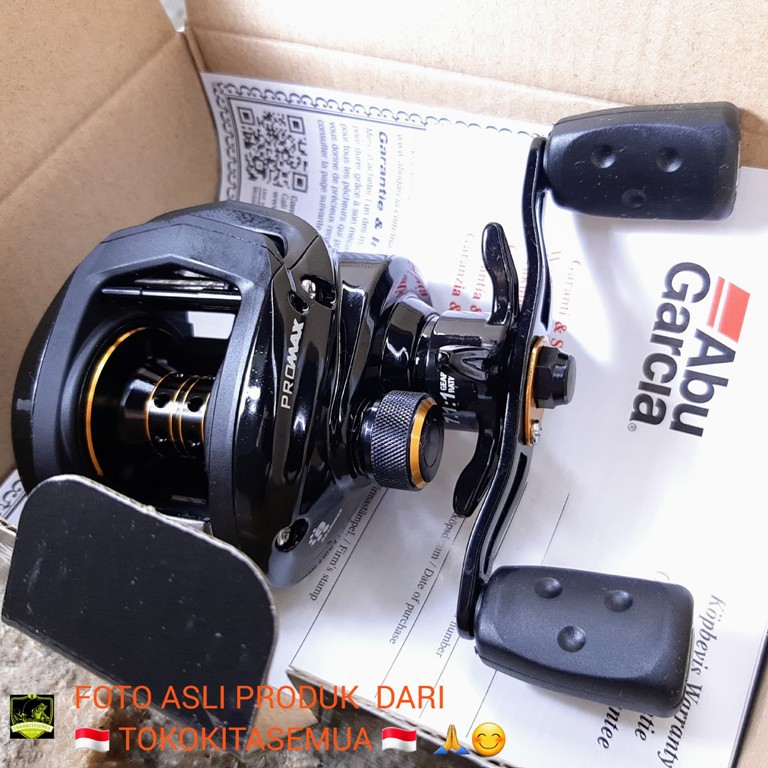 Reel Pancing BC Bait Casting Abu Garcia Handel Kanan spek sesuai deskripsi produk
