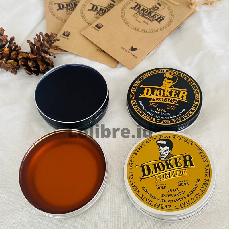 POMADE DJOKER WATERBASED AROMA ANGGUR, AROMA VANILA ORIGINAL