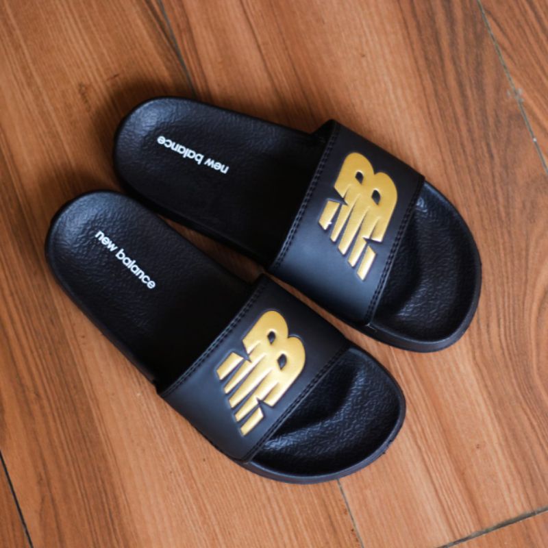 SANDAL SLOP NEW BALANCE BLACK GOLD ORIGINAL