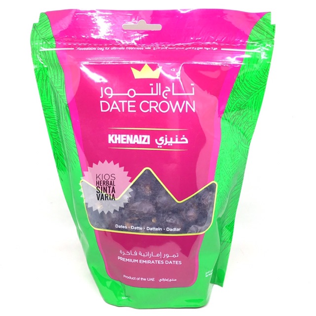 Kurma Date Crown Khenaizi Kheinizi 500gr