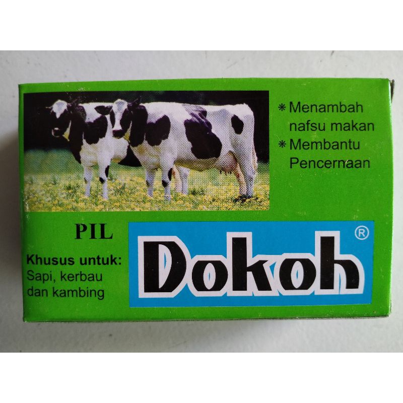 DOKOH 4 Bolus - OBAT &amp; VITAMIN PENAMBAH NAFSU MAKAN KHUSUS UNTUK SAPI KERBAU KAMBING