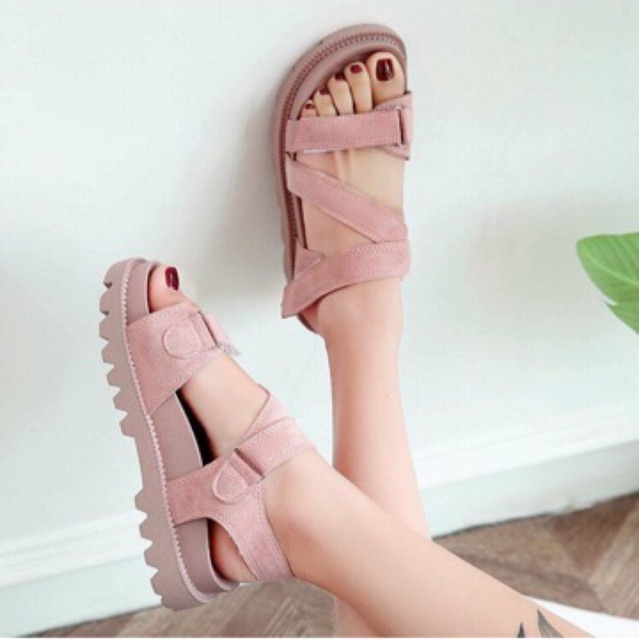 sepatu Sandal wedges 1122 import realpict