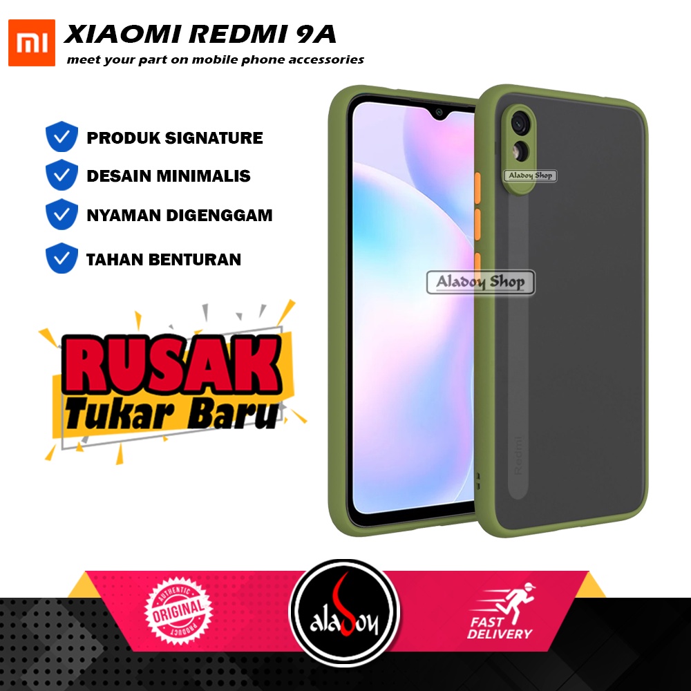 Case Xiaomi Redmi 9A Hard Case AERO Protection Camera Premium Casing