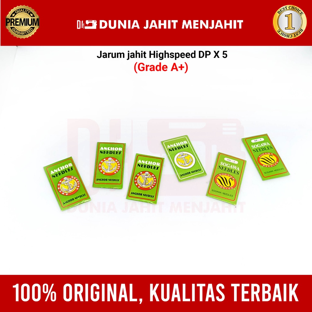 Jarum jahit Highspeed DP X 5 Original isi 1bungkus