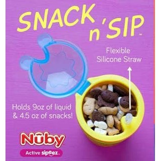 

NUBY SNACK N SIP CUP - elephant